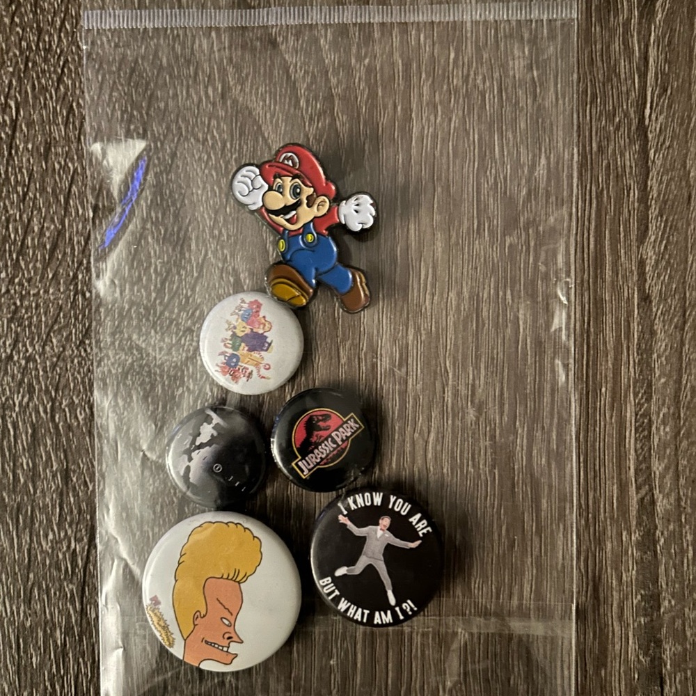 90s themed pins